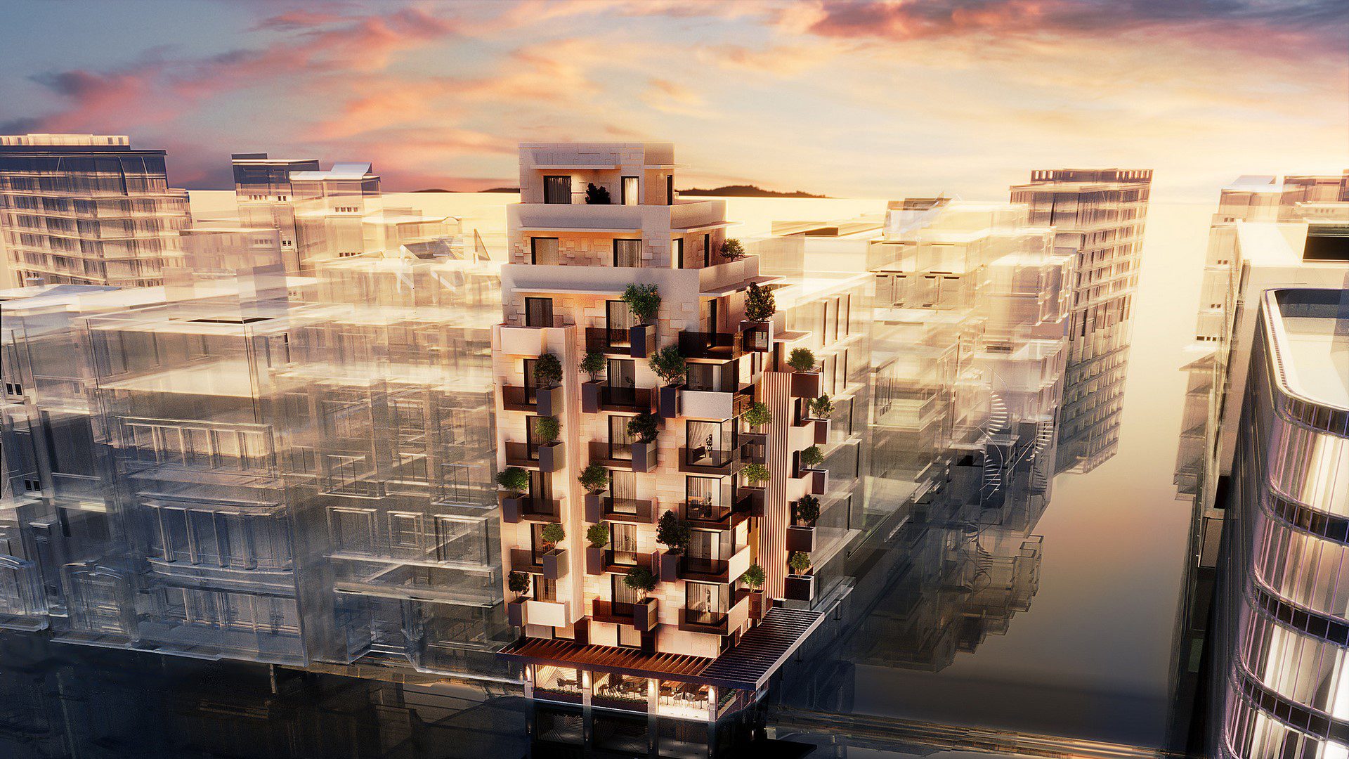 Apartment complex in Piraeus, Attica